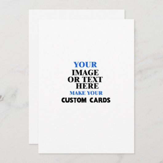 Benutzerdefinierte Einladungen - Personalisierte A (Vorne/Hinten)