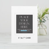 Benutzerdefinierte Einladungskarte 5 x 7 Zoll Einladung (Stehend Vorderseite)