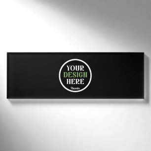benutzerdefinierte, einzigartige, elegante und min namenschild