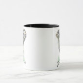 Benutzerdefinierte Elefant- und Aquarelltiersammlu Tasse (Zentrum)