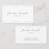 Benutzerdefinierte elegante Berufliche, moderne, e Visitenkarte (Vorne/Hinten)