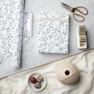 Benutzerdefinierte elegante botanische Produktverp Geschenkpapier