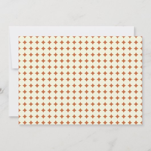 Benutzerdefinierte elegante geometrische Muster Wa Dankeskarte (Rückseite)