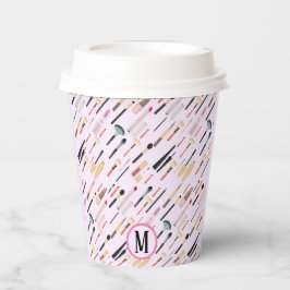 Benutzerdefinierte elegante Glittering Beauty Make Pappbecher