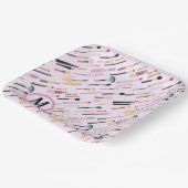 Benutzerdefinierte elegante Glittering Beauty Make Pappteller (Gewinkelt)