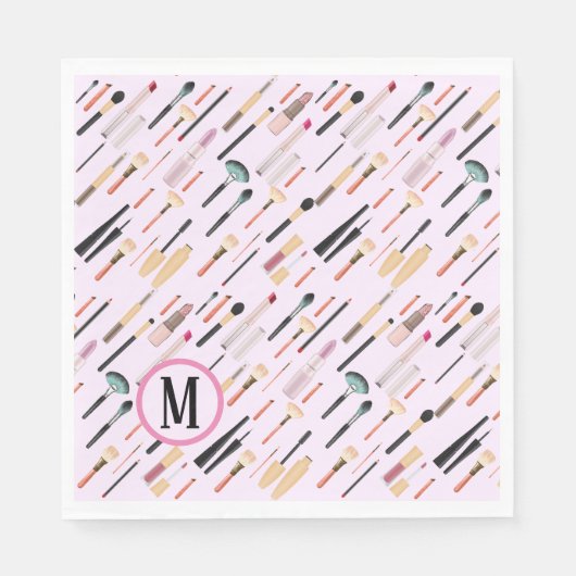 Benutzerdefinierte elegante Glittering Beauty Make Serviette (Vorderseite)