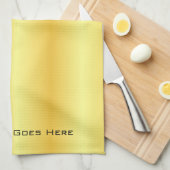 Benutzerdefinierte elegante Imitat Gold Hinzufügen Geschirrtuch (Viertel Falte)