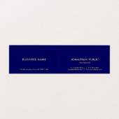 Benutzerdefinierte elegante Imitat Gold Script Tex Visitenkarten (Innenseite Aufgefaltet)