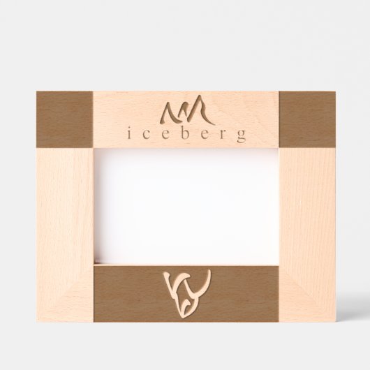 Benutzerdefinierte Elegante Inspiration Kunstvoll Geätzte Rahmen (Vorderseite)