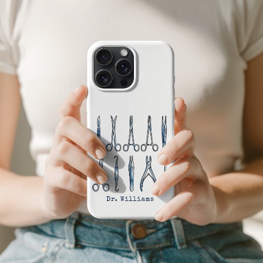 Benutzerdefinierte elegante MD DO PhD Doktor-Absch iPhone Hülle