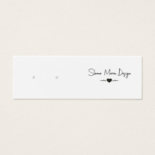 Benutzerdefinierte elegante Mini-Postversandkarte (Vorderseite)