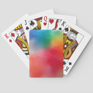Benutzerdefinierte elegante moderne, farbenfrohe A Spielkarten