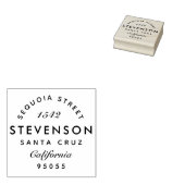 Benutzerdefinierte Elegante Moderne Rücksendeadres Gummistempel (Stempel)