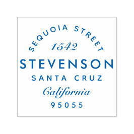 Benutzerdefinierte Elegante Moderne Rücksendeadres Permastempel