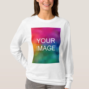 Benutzerdefinierte elegante moderne Vorlage Damen T-Shirt
