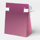 Benutzerdefinierte elegante rosa Lila moderne Vorl Geschenkschachtel (Rückseite)