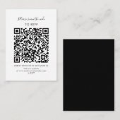 Benutzerdefinierte, elegante UAWG QR-Code-Umschlie Begleitkarte (Vorne/Hinten)