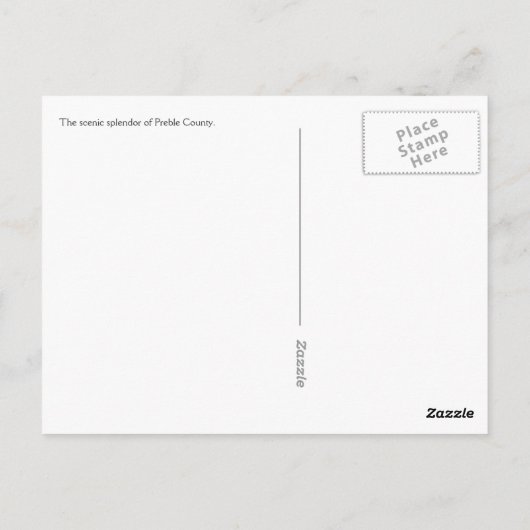 Benutzerdefinierte englische Rose Garden Postkarte (Rückseite)