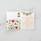 Benutzerdefinierte Erdbeerflachkarte (Innenseite)