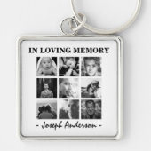 Benutzerdefinierte Erinnerung an 9-Foto-Erinnerung Schlüsselanhänger (Vorne)