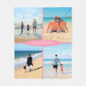 Benutzerdefinierte Erinnerungen für Fotomaterial F Fleecedecke (Vorderseite)