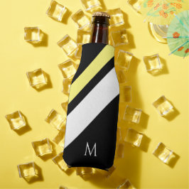 Benutzerdefinierte erste diagonale Linien schwarz Flaschenkühler