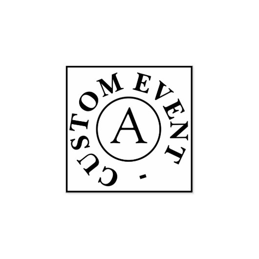 Benutzerdefinierte Event-Hand-Briefmarke Gummistempel (Prägung)