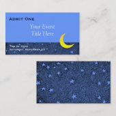 Benutzerdefinierte Event Ticket-Visitenkarte für M Visitenkarte (Vorne/Hinten)