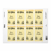 Benutzerdefinierte Ex-Libris-Vintage Buchdatenträg (Vorne)