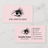 Benutzerdefinierte Eye Lash Extension Business Car Visitenkarte (Vorne/Hinten)