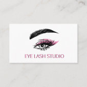 Benutzerdefinierte Eye Lash Extension Business Car Visitenkarte (Vorderseite)