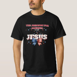 Benutzerdefinierte Familie Amerika braucht Jesus T-Shirt
