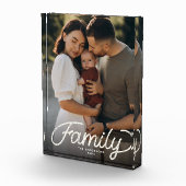 Benutzerdefinierte Familie bewahren Modernes Niedl Fotoblock (Rechts)