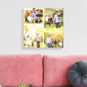 Benutzerdefinierte Familie Foto Collage Canvas Pri Leinwanddruck (Insitu (Wohnzimmer))