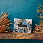 Benutzerdefinierte Familie Foto Vorlage Schwarze E Fotoplatte (Seite)