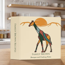 Benutzerdefinierte Familie-Giraffe-Rezept Mid Cent