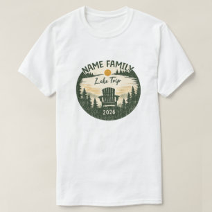 Benutzerdefinierte Familien-Shirts für den See-Aus T-Shirt