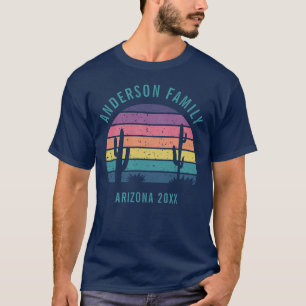 Benutzerdefinierte Familien-Wüsten-Zusammenkunft T-Shirt