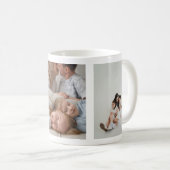Benutzerdefinierte Familienfoto-Collage Kaffeetasse (VorderseiteRechts)