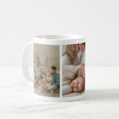 Benutzerdefinierte Familienfoto-Collage Kaffeetasse (Vorderseite Links)