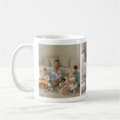 Benutzerdefinierte Familienfoto-Collage Kaffeetasse (Links)