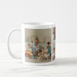 Benutzerdefinierte Familienfoto-Collage Kaffeetasse