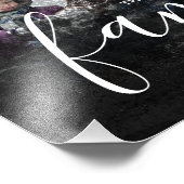 Benutzerdefinierte Familienfotografie Schwarzes Ab Fotodruck (Ecke)