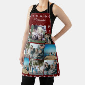 Benutzerdefinierte Familienfotosammlung mit Namen Schürze (InSitu)