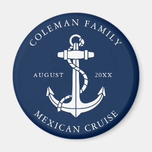 Benutzerdefinierte Familienkreuzfahrt Nautical Anc Magnet