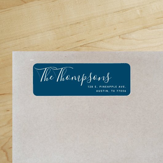 Benutzerdefinierte Familienname Ocean Blue Rücksen