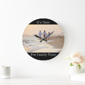 benutzerdefinierte Familienzeitanzeige Große Wanduhr (Zuhause)