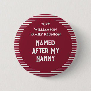Benutzerdefinierte Familienzusammenkunft-Auszeichn Button