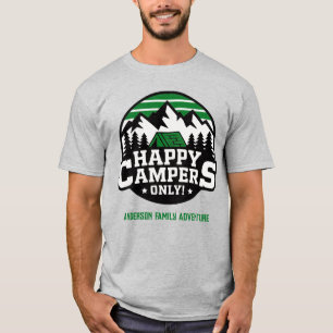 Benutzerdefinierte Familienzusammenkunft Happy Cam T-Shirt