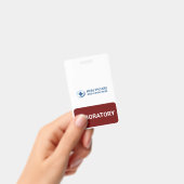 Benutzerdefinierte Farb-Phlebotomist-Laborbegleite Ausweis (Handheld)